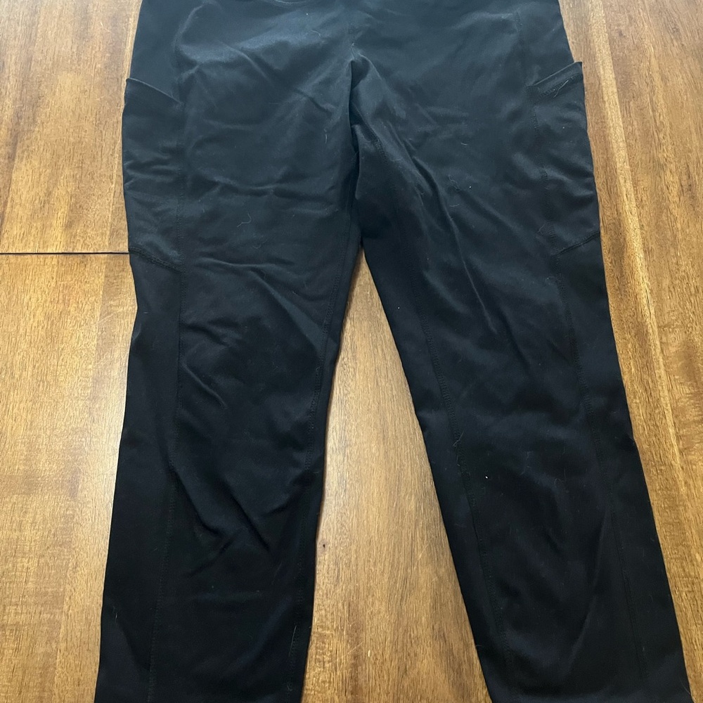 Torrid Active Black Crop leggings with Pockets size 0X